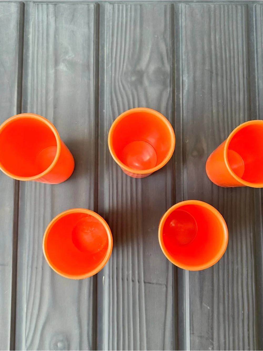 Vintage Tupperware 6oz Kids Juice Cups - Set of 5